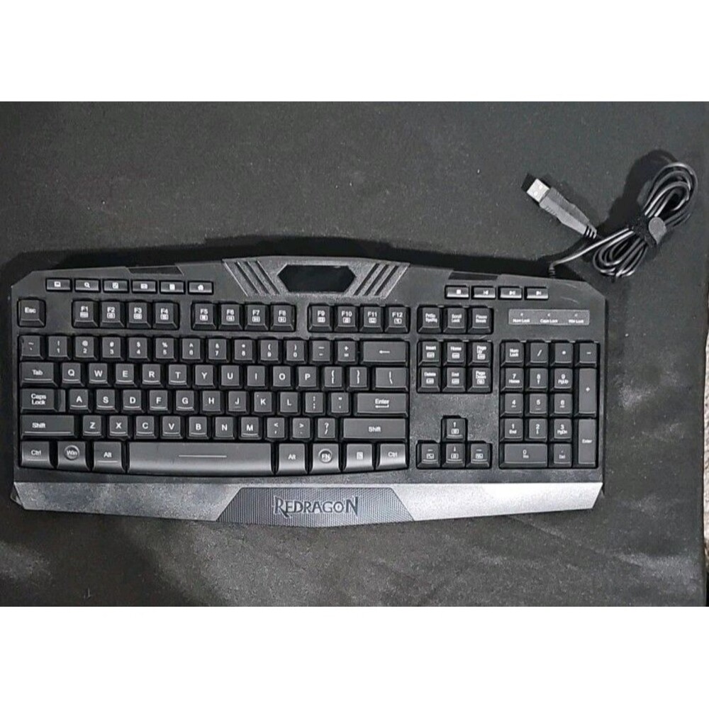 Red Dragon Keyboard S101-3, Used  No Original Packaging Wired